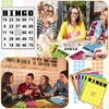 WinnerWhy 36 Pcs Blank Bingo Cards Multicolor Jumbo Bingo Game