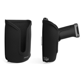 Agoz Barcode Scanner Holster for Zebra TC50, TC51, TC52, TC55, TC56, TC57, TC20, TC21, TC25, TC26 to fit with Handheld Grip Trigger, Rugged Carrying Case Pouch, Cover with Metal Clip & Belt Loops