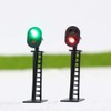 Evemodel JTD05 5pcs Model Railway 2-Light N Gauge 1:150 Block