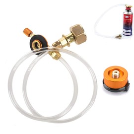 Camping Stove Adapter, Camping Gas Stove Adapter, Propane Refill Adapter, Suitable for Various Outdoor Activities such as Camping, Barbecue, Outdoor Cooking and Picnics, 60 cm