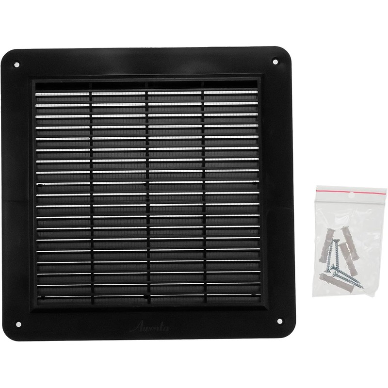 Vent Systems 10" x 10" Inch Black Plastic Vent Cover