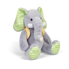 Bigjigs Toys Large Elephant Plush Toy - Cuddly Animal Plushie, Teddies & Plushies For Children, Stuffed Toy Animals, Baby & Toddler Gifts, Age 12 Months +
