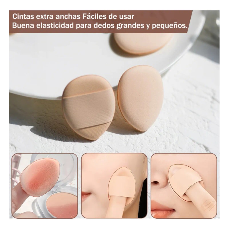 Esponja Maquillaje En Polvo 15 Pcs Beauty Blender Con Caja