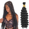 Dabork Human Braiding Hair 18 Inch 100g 2 Bundles/Pack Bulk