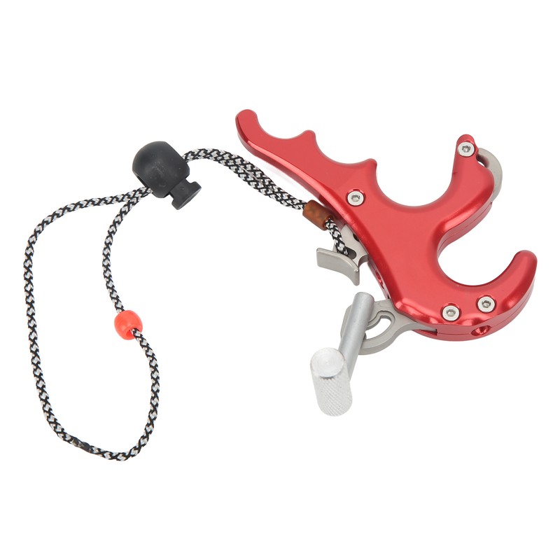 4 Finger Archery Release Aid Grip Aluminum Alloy Compound Bow