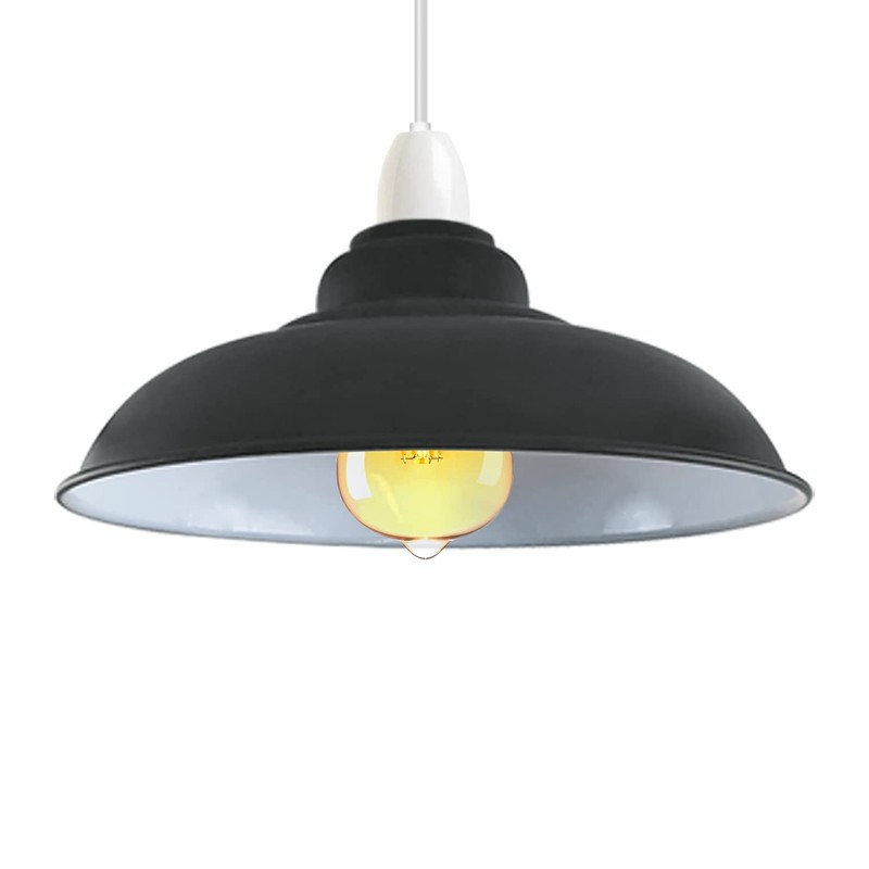 LEDSone Industrial Pendant Ceiling Light Shade, Retro Kitchen Pendant Ceiling