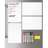 4 PACK Magnetic Dry Erase Board Sheet for Fridge, 12"x8"