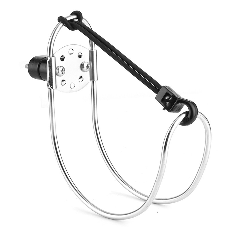 4.5in Stainless Steel Lifebuoy Ring Bracket Horseshoe Holder for Marine