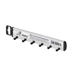 Haky Key Rack with 6,7,8 or 10 Hooks incl. Matching keyring