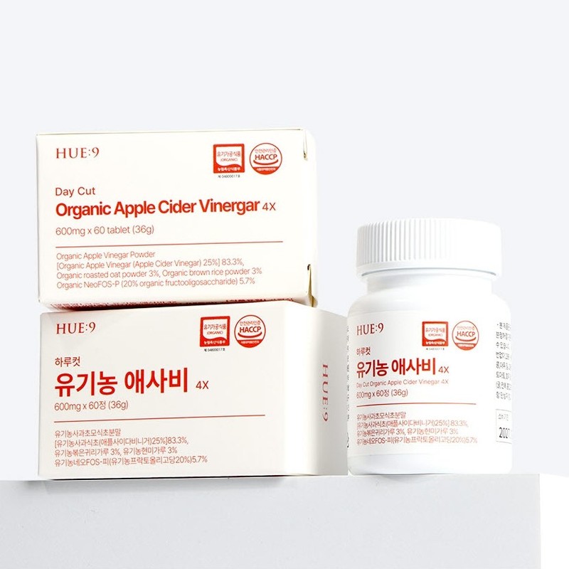Hunine 유기농 애사비 식초 카보산 애플사이다비니거 사과초모식초 말초산 에탄산 고체