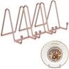 3 Pack Plate Stands for Display, 4.5 Inch Picture Stand