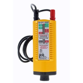 IDEAL Electrical 61-065 Vol-Test Voltage Tester, CAT III for 600V,Yellow