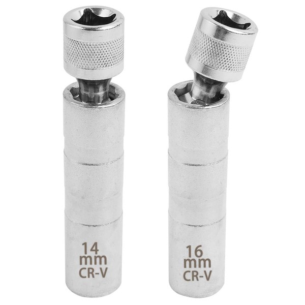 SopwMap Spark Plug Wrench with Magnet, 14 mm/16 mm, 3/8