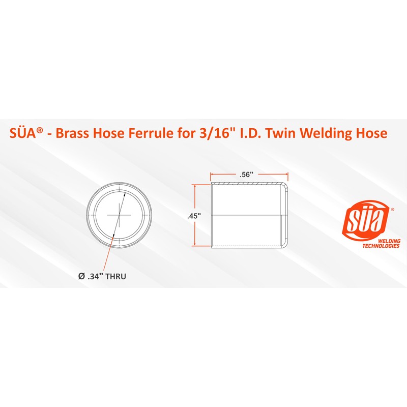SÜA® - Repair Kit for Twin Oxy/Fuel 3/16" I.D. Welding