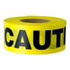 Cordova T15101 Caution Barricade Tape, 1000'. roll, Yellow/Black
