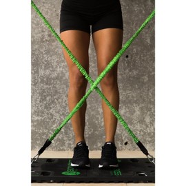 BodyBoss Resistance Bands - Custom Resistance Bands for Total Body Workouts (Black)