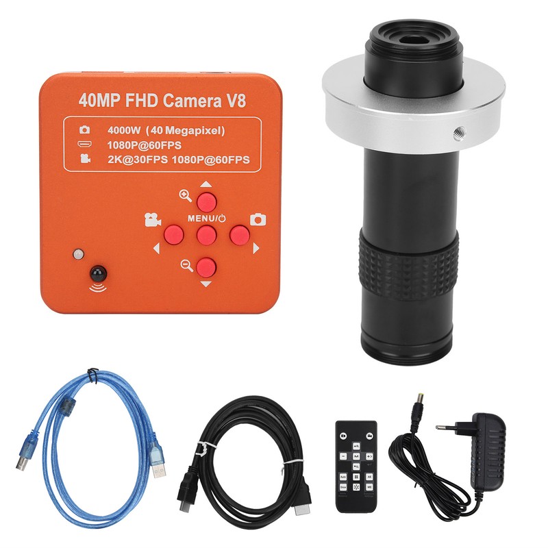 KP-130X-4100 Electron Microscope Camera with Lens 40MP Industrial Camera AC100-240V