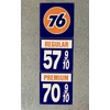 Union 76 Gasoline sign 3 piece vintage reproduction 1960-70s Prices