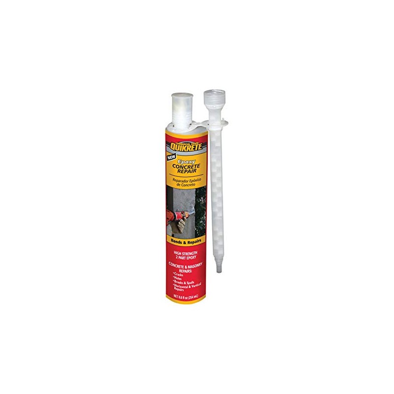 Quikrete 862049 8.6 oz Epoxy Concrete Repair, Yellow
