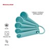 KitchenAid Measuring Spoons, Set Of 5, Aqua Sky