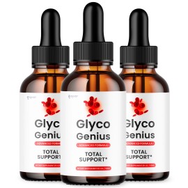 (3 Pack) Glyco Genius Blood Support Drops Advanced Vitamin Supplement 2ML