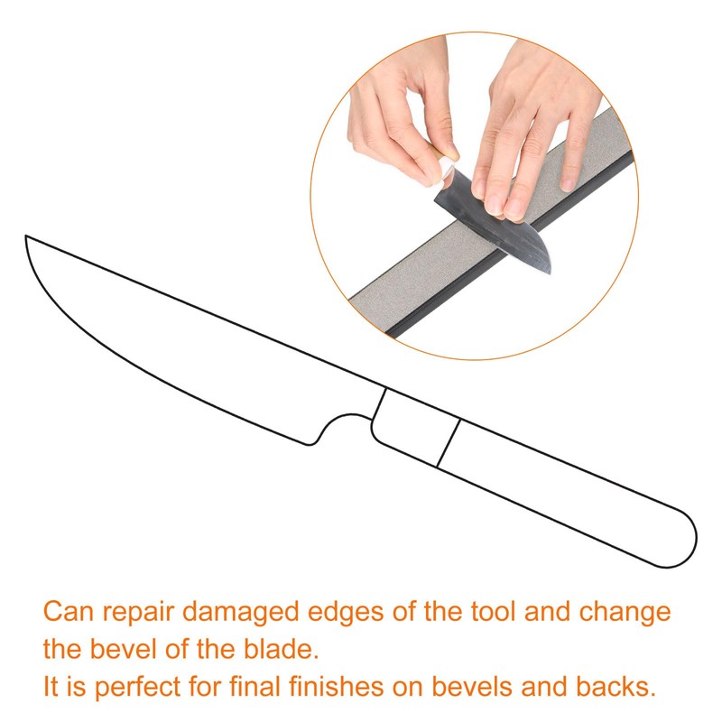 HARFINGTON 2pcs Diamond Sharpening Stone Set 320 Grit for Scissors