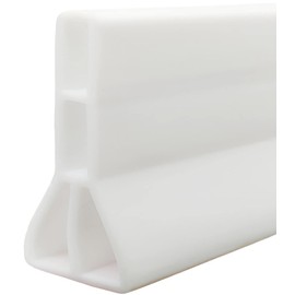 3" High Shower Water Splash Guard 98 Inch Collapsible Shower Threshold Water Dam Barrier Shower Dam Water Stopper To Keep Water In Shower Splash Guard For Walk In Shower Water Guard (8.2Ft）