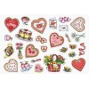 MARY ENGELBREIT VALENTINES STICKERS   28 COLORFUL FUN