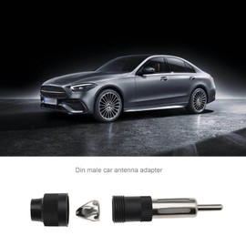 OTOTEC 5 STÜCKE DIN Stecker Standard Auto Stereo Radio Antenne Antenne Stecker Koaxial DIN Stecker Schraubbarer Stecker zum Anschließen von RG58 RG174 Kabel Löten erforderlich