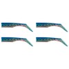 Major Craft Hamaoh Shad Tail Worm 4-Inch #2 Blue Pink