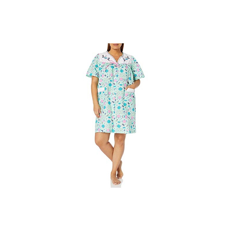 Moondance womens 93123azx Bathrobe, Mint Tea Time, 2X US