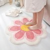 Rug, Flowers Soft Non-Slip Bath Mat with High Hygroscopicity Bath