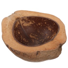 Operitacx Coconut Shell Bowls Polished Wooden Bowls Polished Coconut Bowls Natural Coconut Shell Bowls Smoothie Bowls for Kitchen Vegan