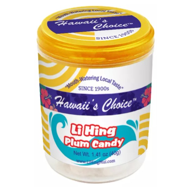 Hawaii's Choice Li Hing Plum Candy, 1.41oz each, 12 pack