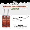 Liquid Rubber Caulk - Hybrid Silicone Adhesive and Protective Sealant,