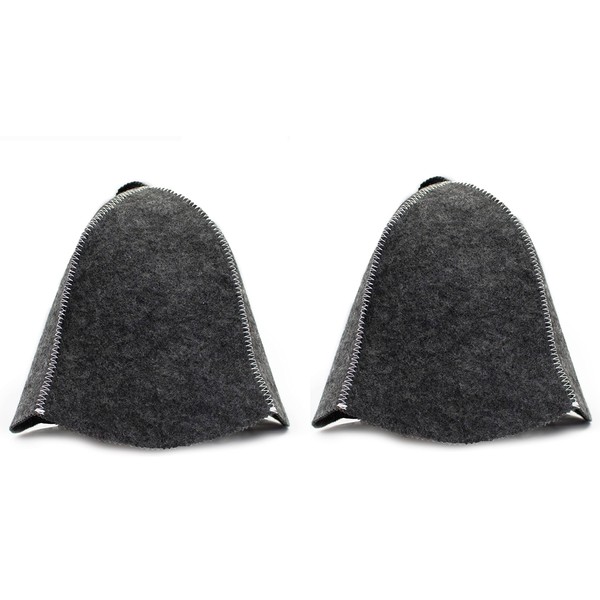 ASKOLD 2 pcs Banya Cap Russian Sauna Hat for Men