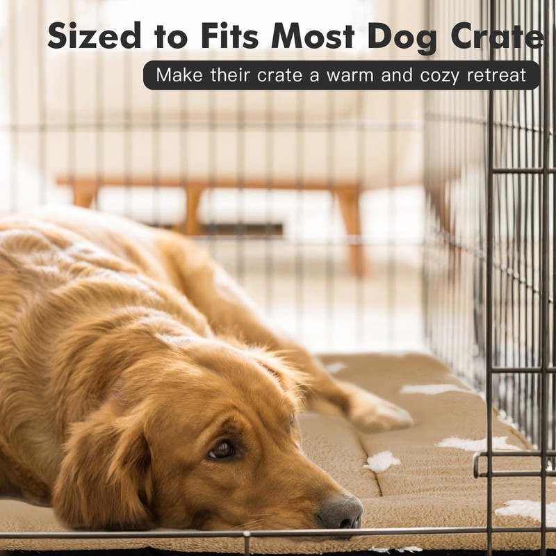 MORA PETS Medium Dog Crate Bed Mattress 60 x 45cm