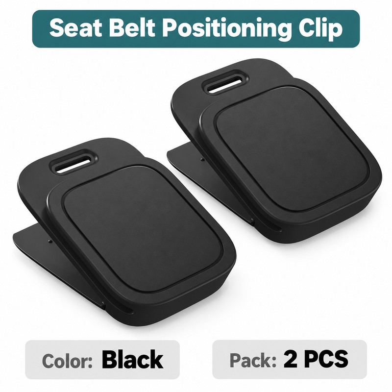 Car Seat Belt Adjuster for Shoulder Positioning – Locking Clamp