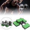 1Pair Home Dumbbell Frame Stand Prevent Rolling Dumbbell Rack Holder