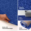 Bright House Solid Color Area Rugs Neon Blue - 3'