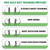 OLE ANDIGO Golf Swing Trainer Pro Golf Bat for Strength