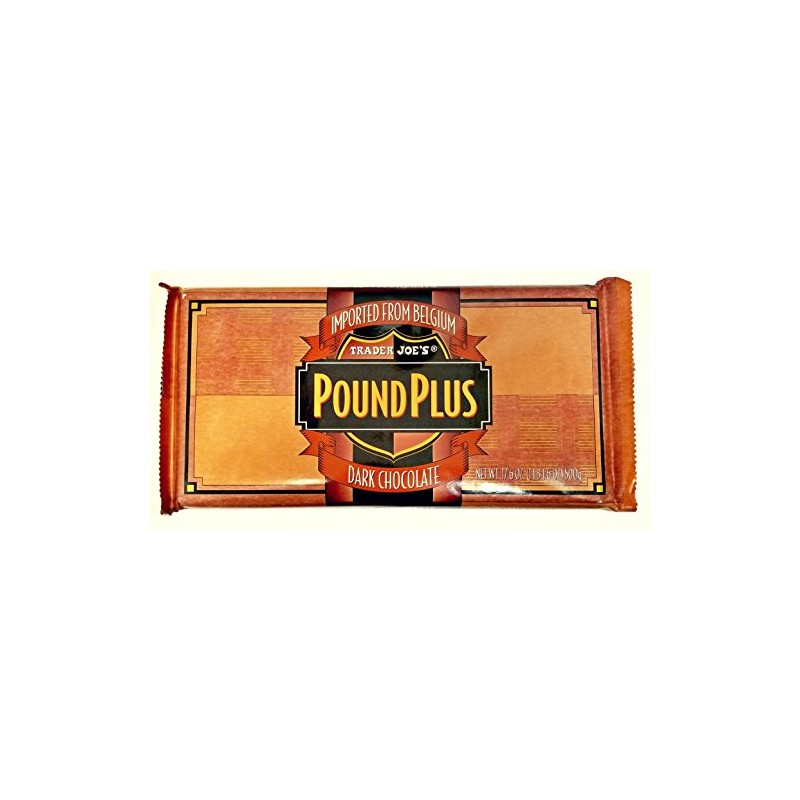 Trader Joe's Pound Plus GIANT Belgian Dark Chocolate Bar -