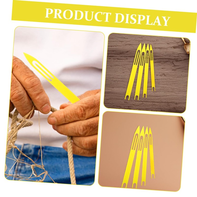 KICHOUSE Professional Net Mending Tools Set 40pcs Plastic Weaving Shuttles