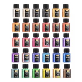 Arteza Mica Polvo Resina Set 30 De 5gr Colores Premium