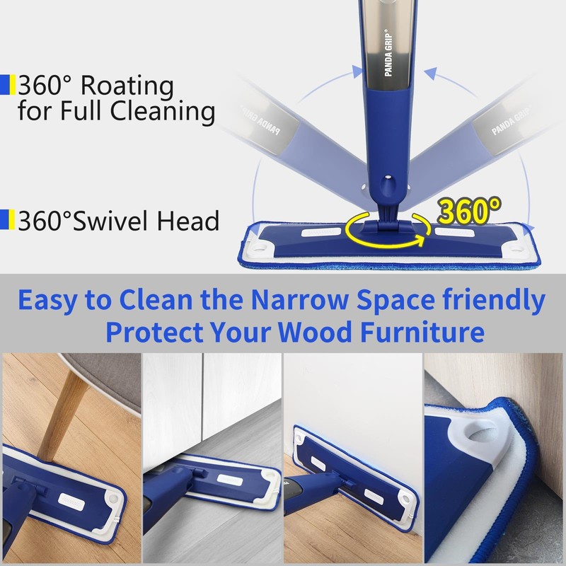 Mop for Multi-Purpose Floor Premium Spray Mop, 18 inch Professional