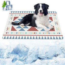 SPORWAY Cooling Mat Dogs: Cooling Blanket Cats Self-Cooling Dog Mat Washable Pet Cooling Mat Summer Cooling Pad Non-Slip Dog Mat for Indoor, Outdoor and Car (65 x 90 cm)
