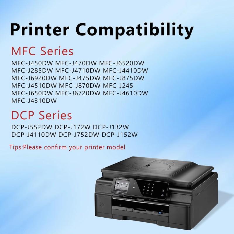 LC103 High Yield Ink Cartridges Replacement for Brother LC103XL LC101