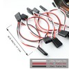 MADCATZ 50 Count 3-Prong Female Bullet Plugs Continuous Wire Harness