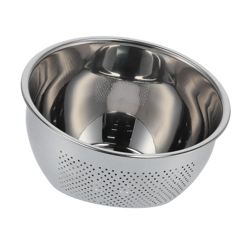 Drain Basket Stainless Steel Rice Sieve Thickened Vegetable Washing Drainer