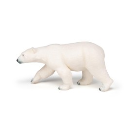 Papo -hand-painted - figurine -Wild animal kingdom - Polar Bear -50142 -Collectible - For Children - Suitable for Boys and Girls- From 3 years old